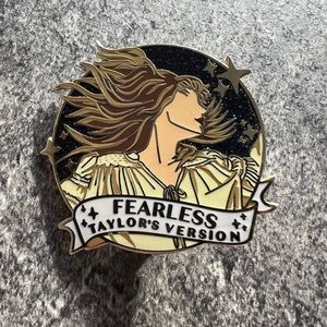 Fearless Taylor's Version Gold Enamel Pin